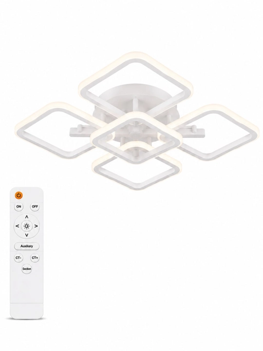 Shiftdagi LED yoritgich 110W musiqiy pultli Bluetooth qandil 3 xil yoritish rejimida