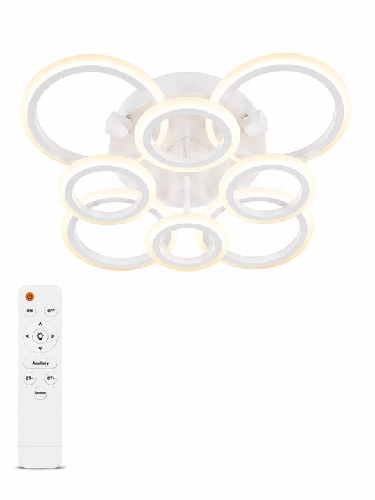 Shiftdagi LED yoritgich 110W musiqiy pultli Bluetooth qandil 3 xil yoritish rejimida