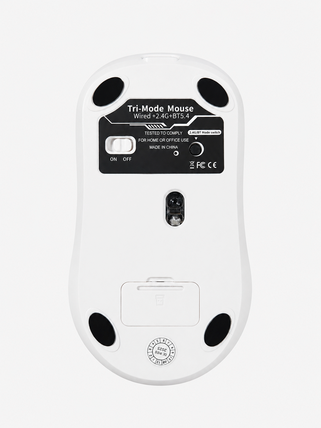 Simsiz Sichqoncha PRO 8000 DPI, Bluetooth + 2.4GHz + Type-C