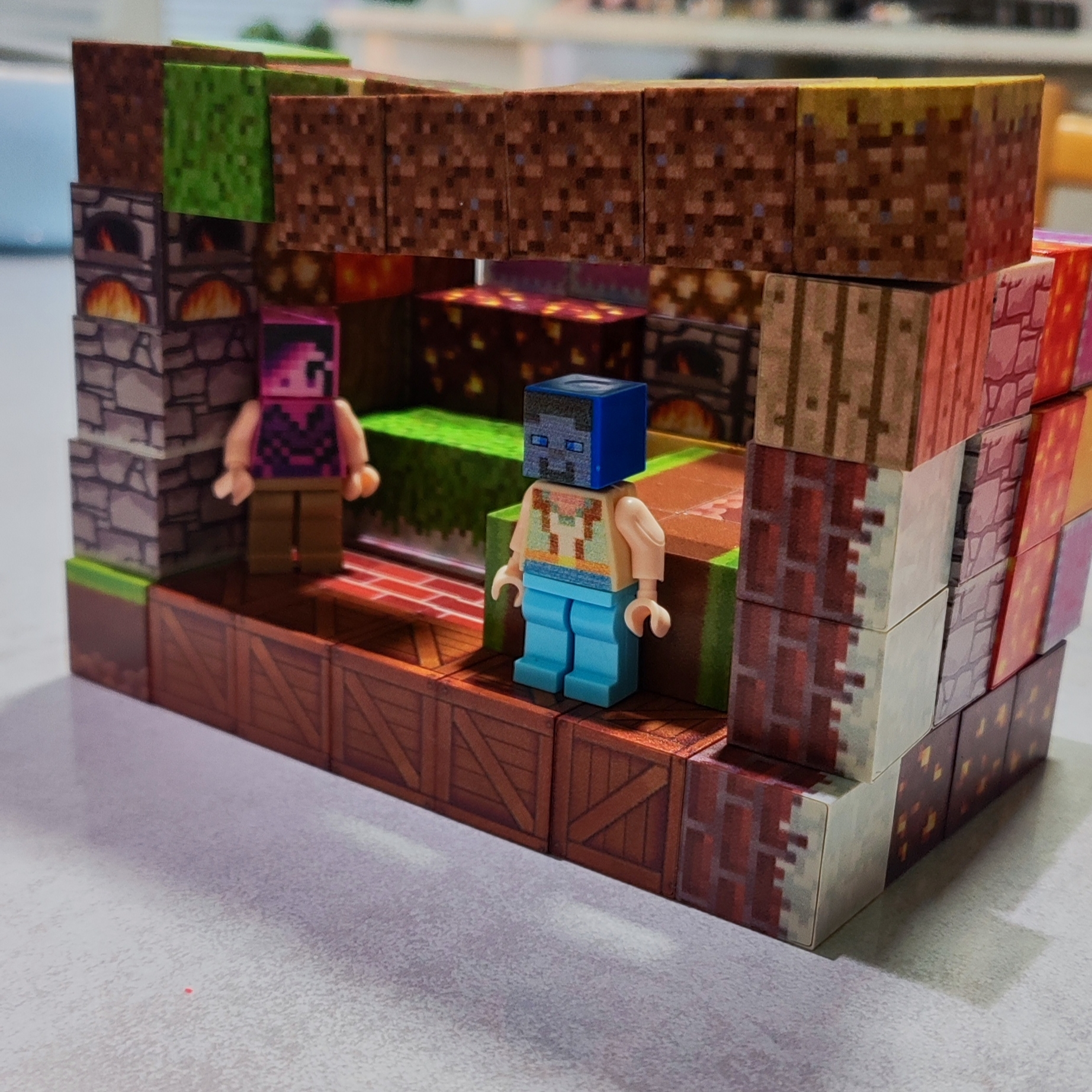 Магнитный конструктор Minecraft