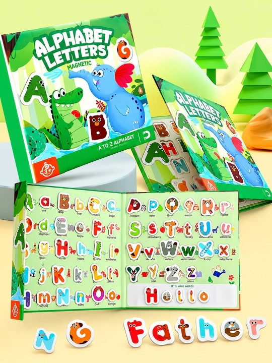 BOLALAR uchun - magnitli ingliz harflar Alifbosi(A-Zgacha)