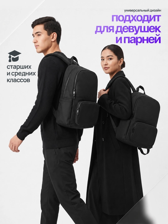 Мужской рюкзак унисекс — практичный вариант для школы, учебы и ежедневного использования