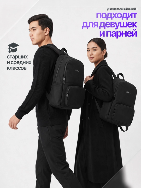 Мужской рюкзак унисекс — практичный вариант для школы, учебы и ежедневного использования