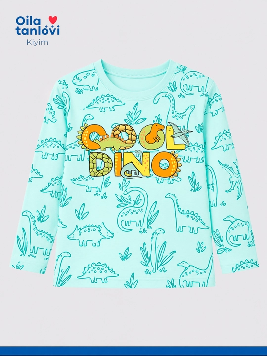 Детский лонгслив для мальчиков, кофта с длинным рукавом и принтом для садика и школы