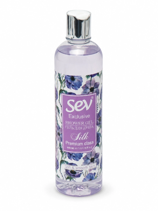 Гель для душа SEV Exclusive Mild, 600 мл, мягкое очищение, для ежедневного использования