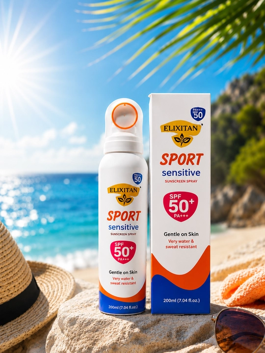 Солнцезащитный спрей для лица и тела SPF 50+, 200 мл