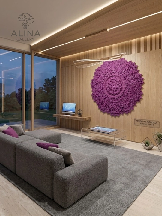 3D gilam, dekorativ gilam,qo‘lda to‘qilgan,interyer gilami,restoran,kafe,ofis,mehmonxona - 