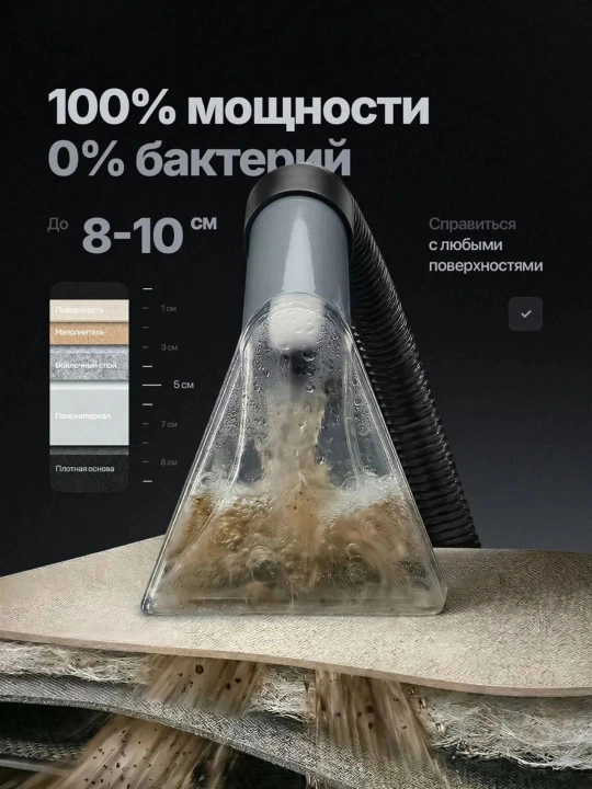 Портативный пылесос для точечной уборки AOTE AT-3016, пылесос для мойки, 1800 Вт