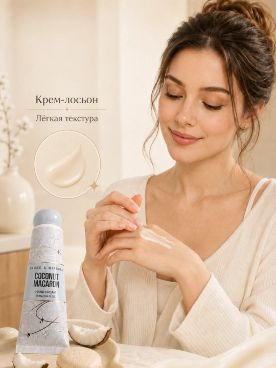 Крем для рук Smoke & Mirrors Coconut Macaron, 75 мл