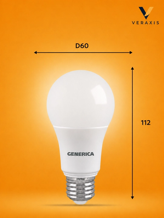 LED lampochka E27 10, 12, 15, 20W, energiya tejaydigan 6500K, A+ lampa, A60