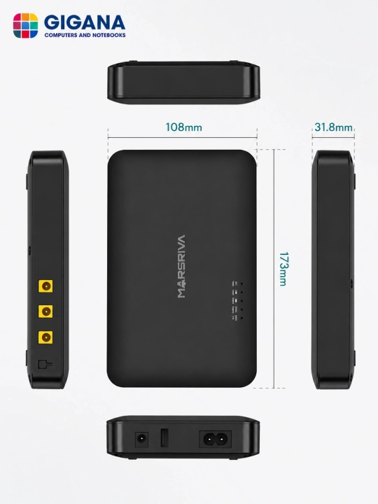 Mini UPS Marsriva KP1 EC — 8000mAh (Router va ONU uchun uzluksiz quvvat manbai)
