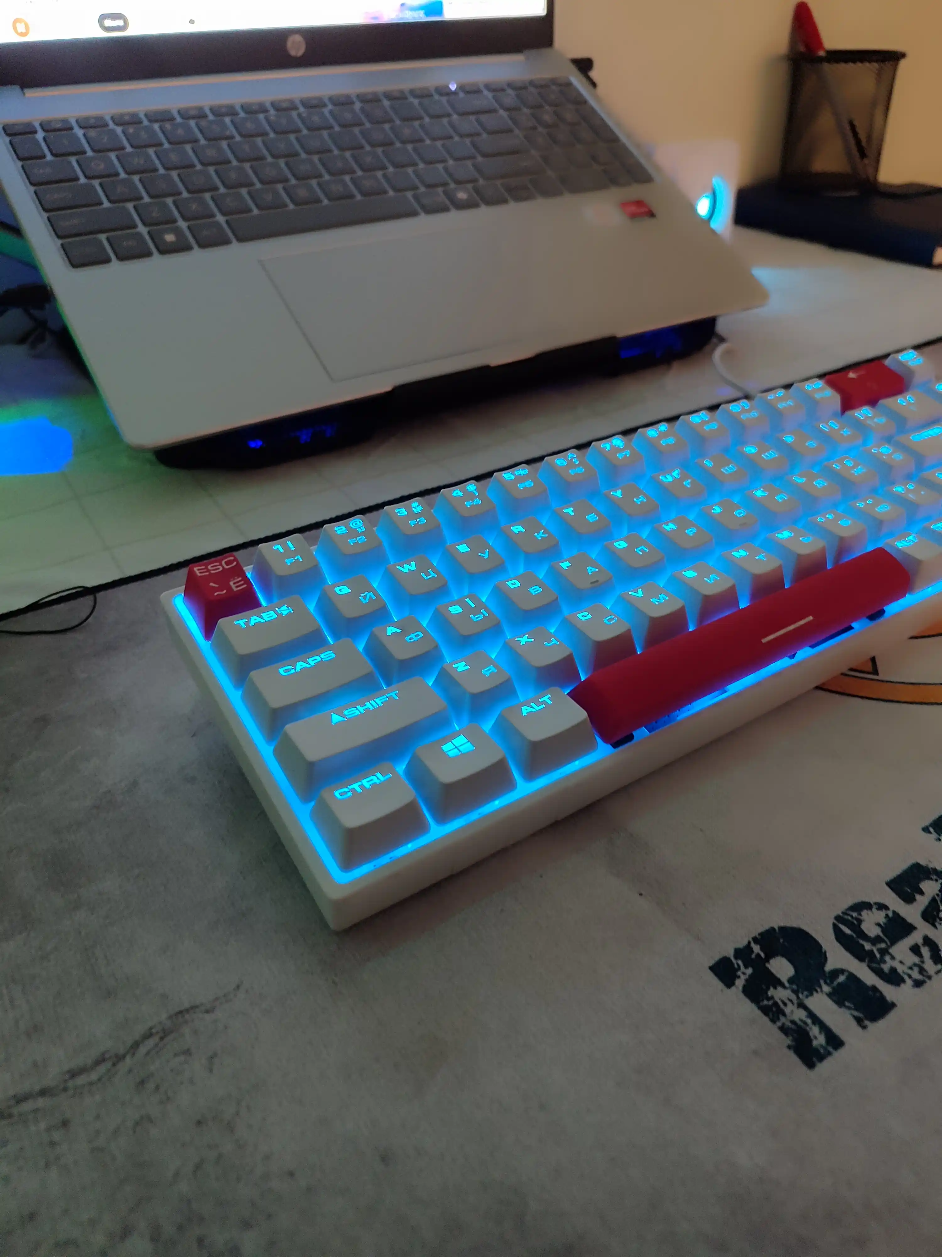 Gaming KG370 RGB mexanik o‘yin klaviaturasi, simli, 68 tugmali