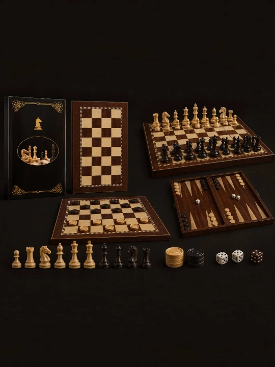 Набор настольных игр 3 в 1