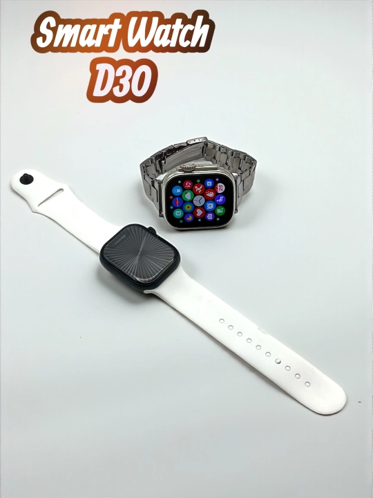 Aqlli soat, 1+1, 2 ta Smart Watch 8 va 8 ultra, 11 ta kamar va g'ilof bilan