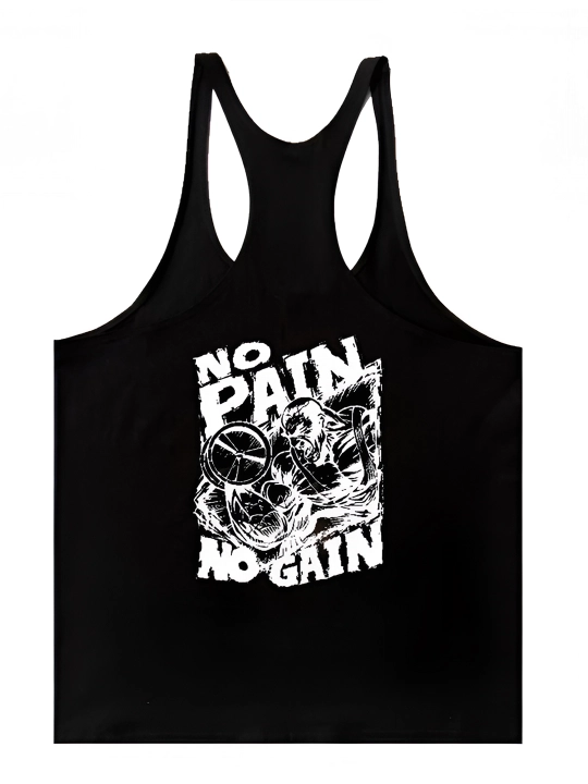 Erkaklar sport maykasi (tank top), erkin bichimli, mashg‘ulotlar uchun