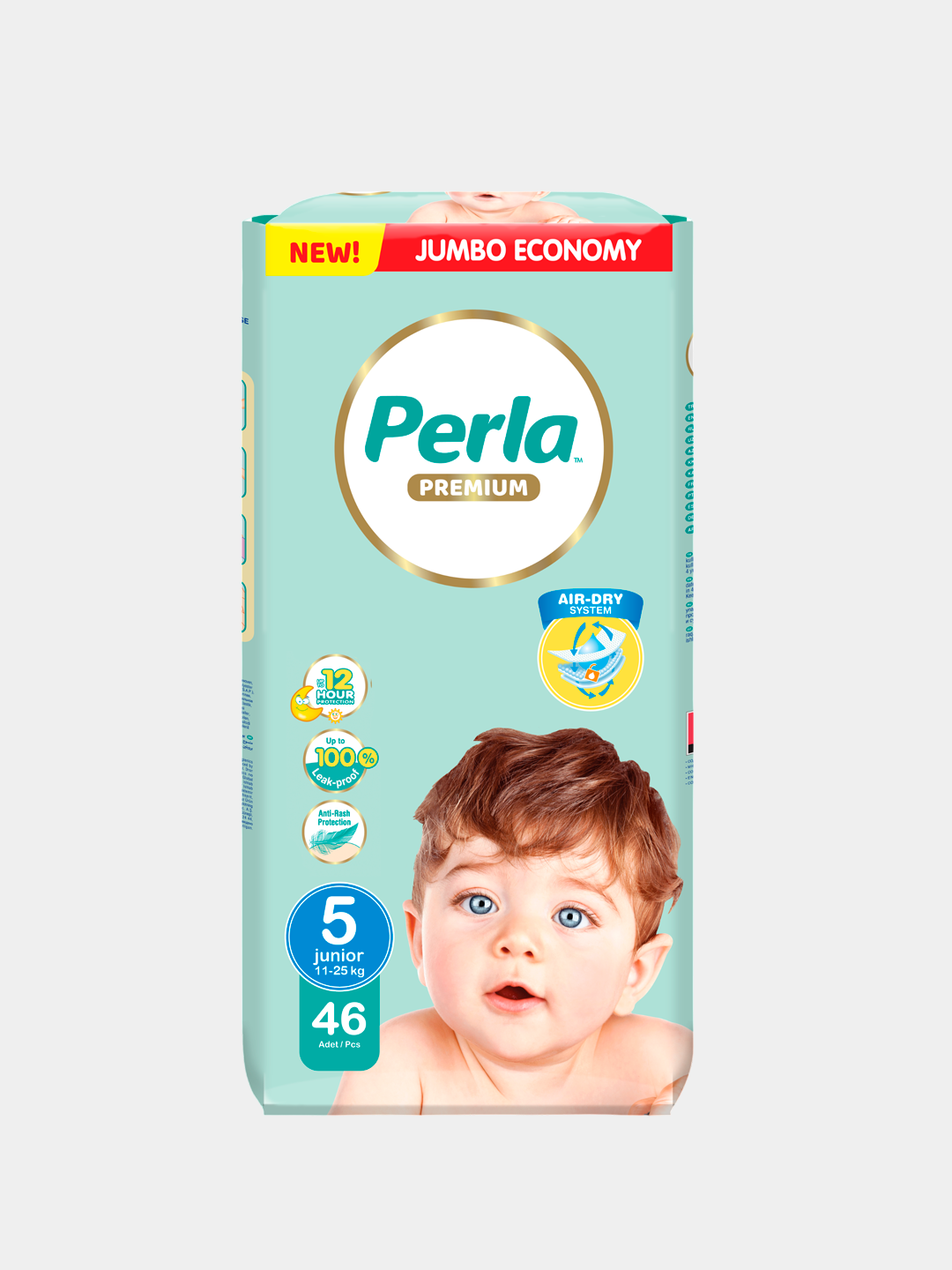 Детские подгузники Perla 5, 11-25 кг, 46 шт - 