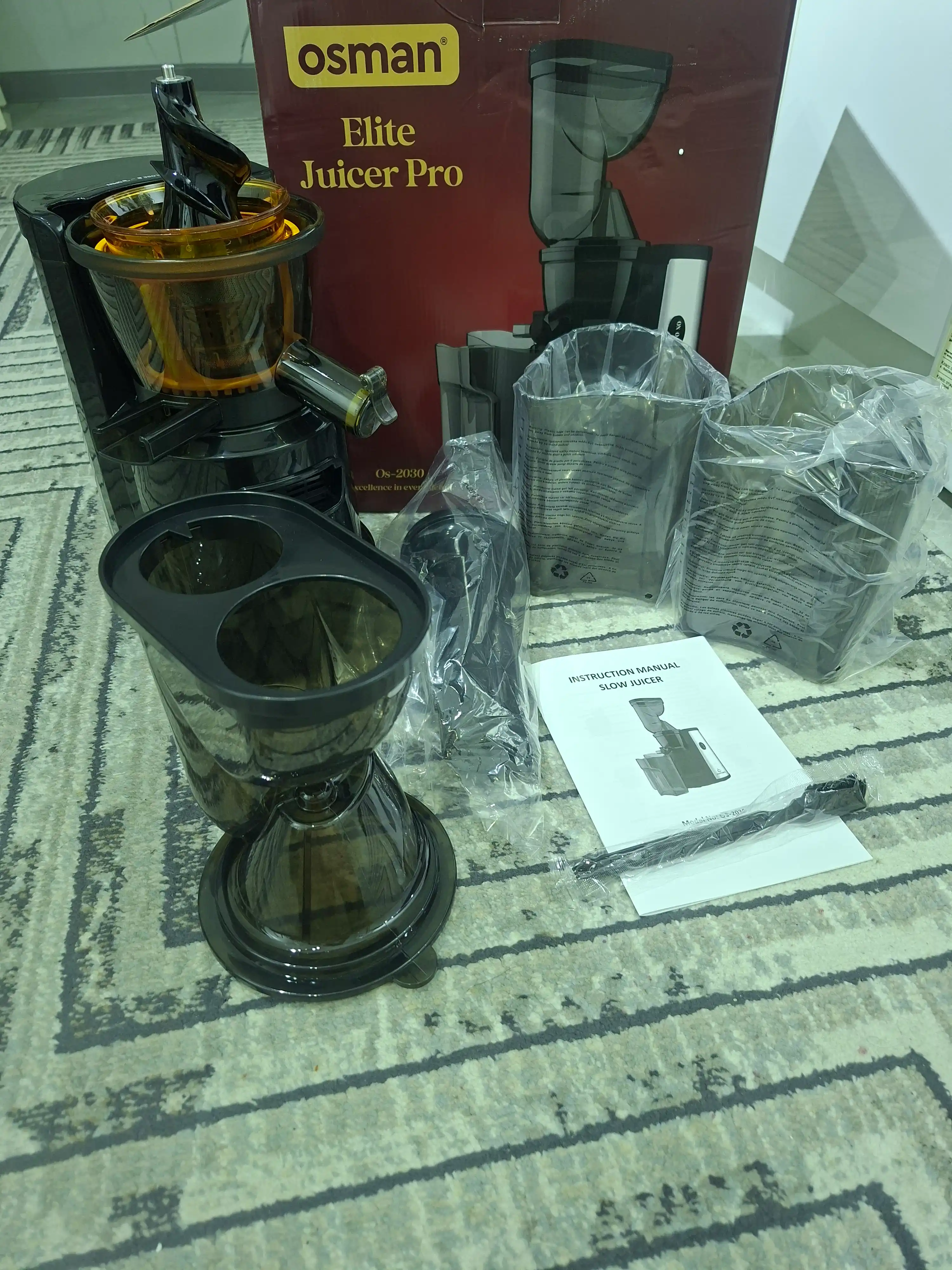 Kuchli shnekli sharbat chiqargich osman elite juicer pro