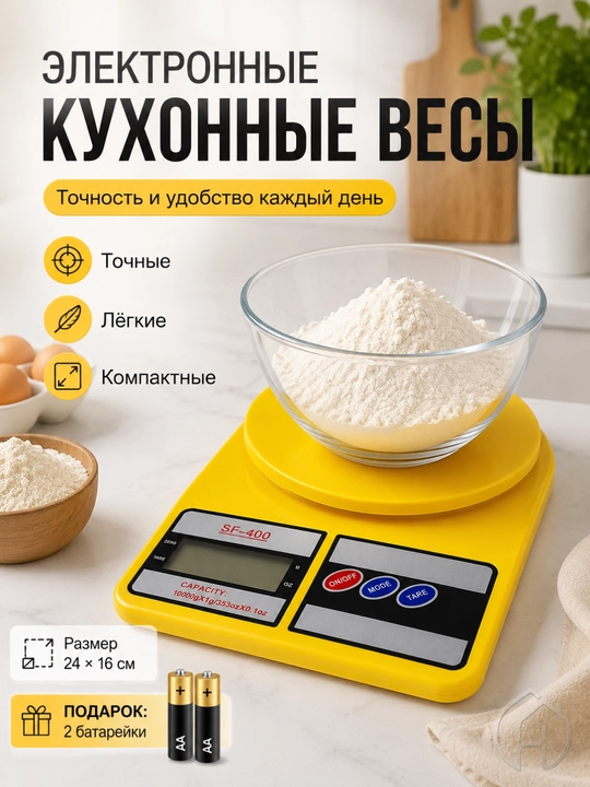 Электронные кухонные весы, кулинарные, аккумуляторы в комплекте,до 10 кг, измеряет Xp-42-8 - 