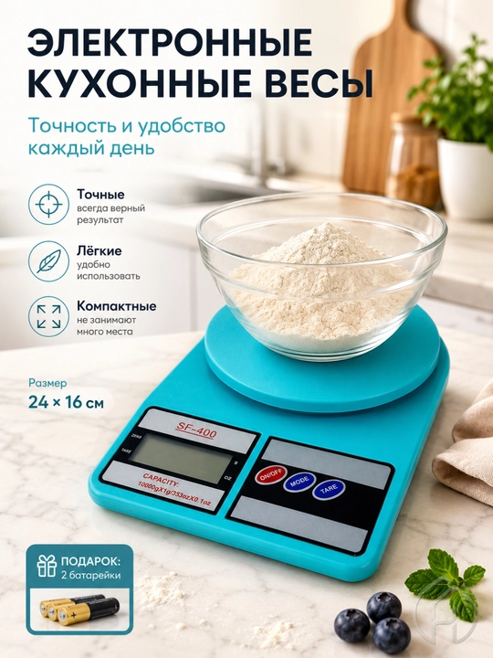 Электронные кухонные весы, кулинарные, аккумуляторы в комплекте,до 10 кг, измеряет Xp-42-8 - 