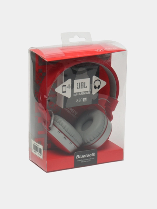Kuchli bas va uzoq muddat xizmat qiladigan JBL 881A Bluetooth simsiz quloqchinlari