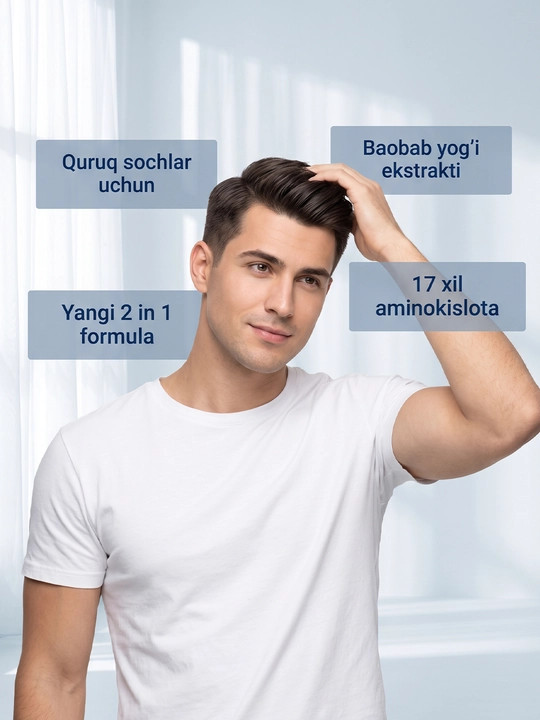 Шампунь и кондиционер Kerasys для мужчин, 2 в 1, защита от перхоти, мужской