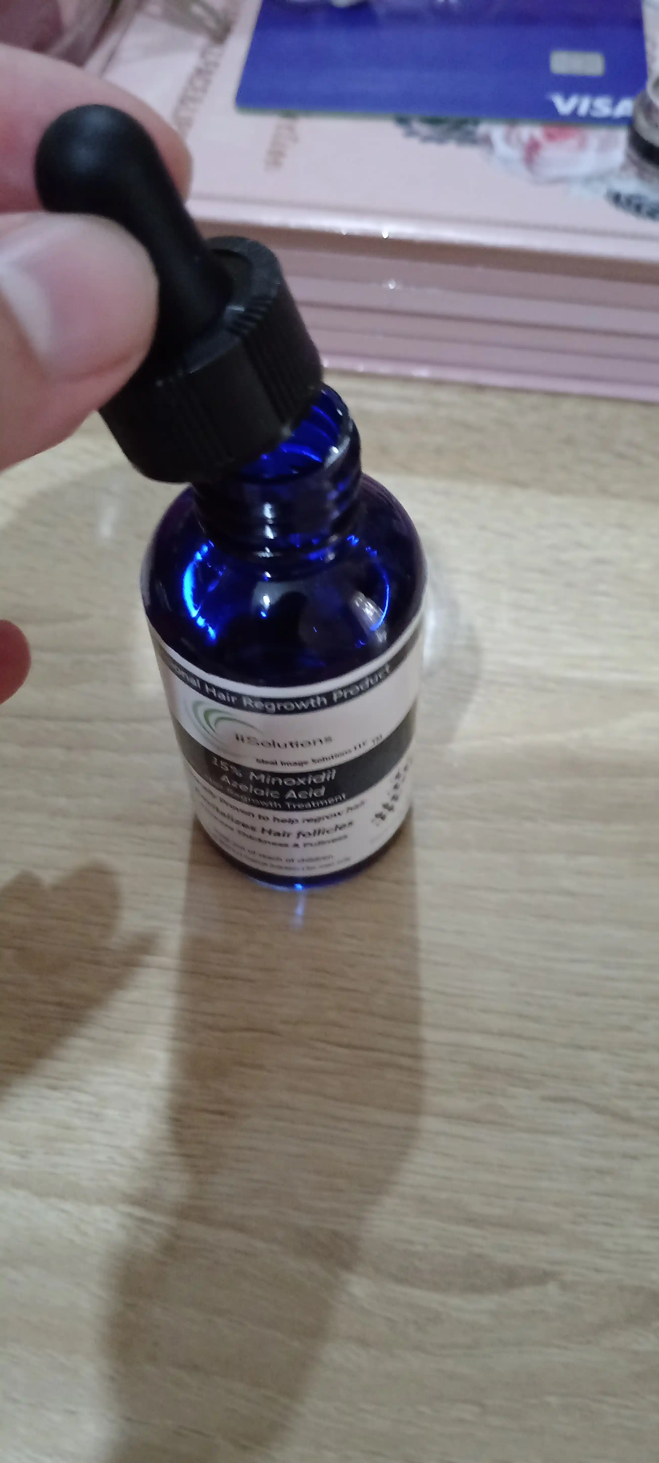 IiSolutions minoksidil 15% soch va soqol uchun, Minoxidil 15%