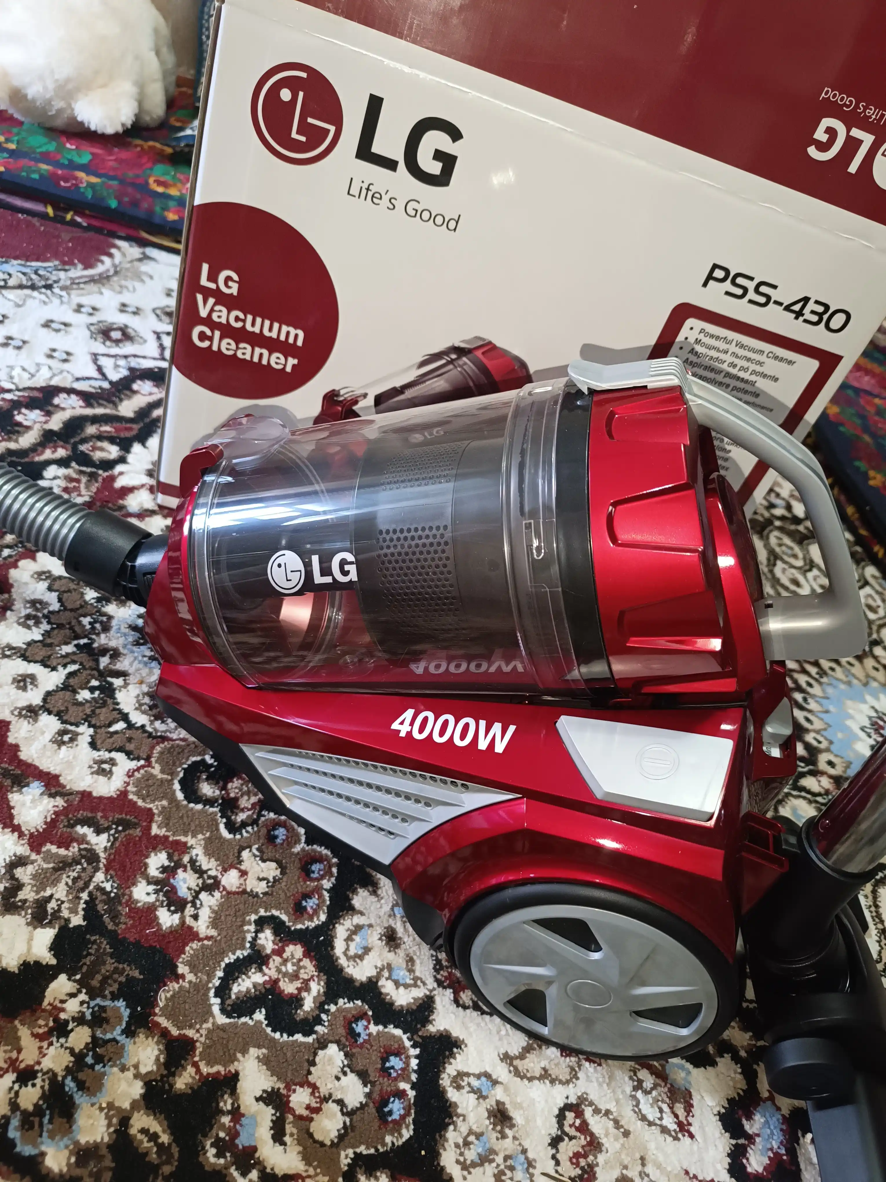 Пылесос LG Vacuum Cleaner PSS-430 мощность 4000 Вт размер 4 литра, HEPA фильтр
