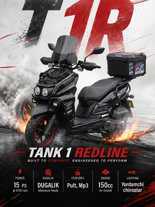Бензиновый скутер CAVALO TANK - 