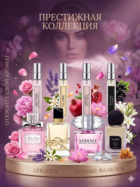 Набор «4 в 1»: Libre, Miss Dior, Versace Bright Crystal, Sevaverek Moscow 2 - 
