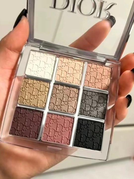 Тени для глаз, Dior, палетка теней для век и глаз с матовыми оттенками, 9 цветов - 