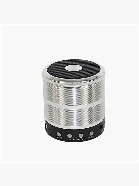 WS-887 Bluetooth Kolonka Simsiz Karnay FM Radio USB TF AUX Portativ Dinamik Qora