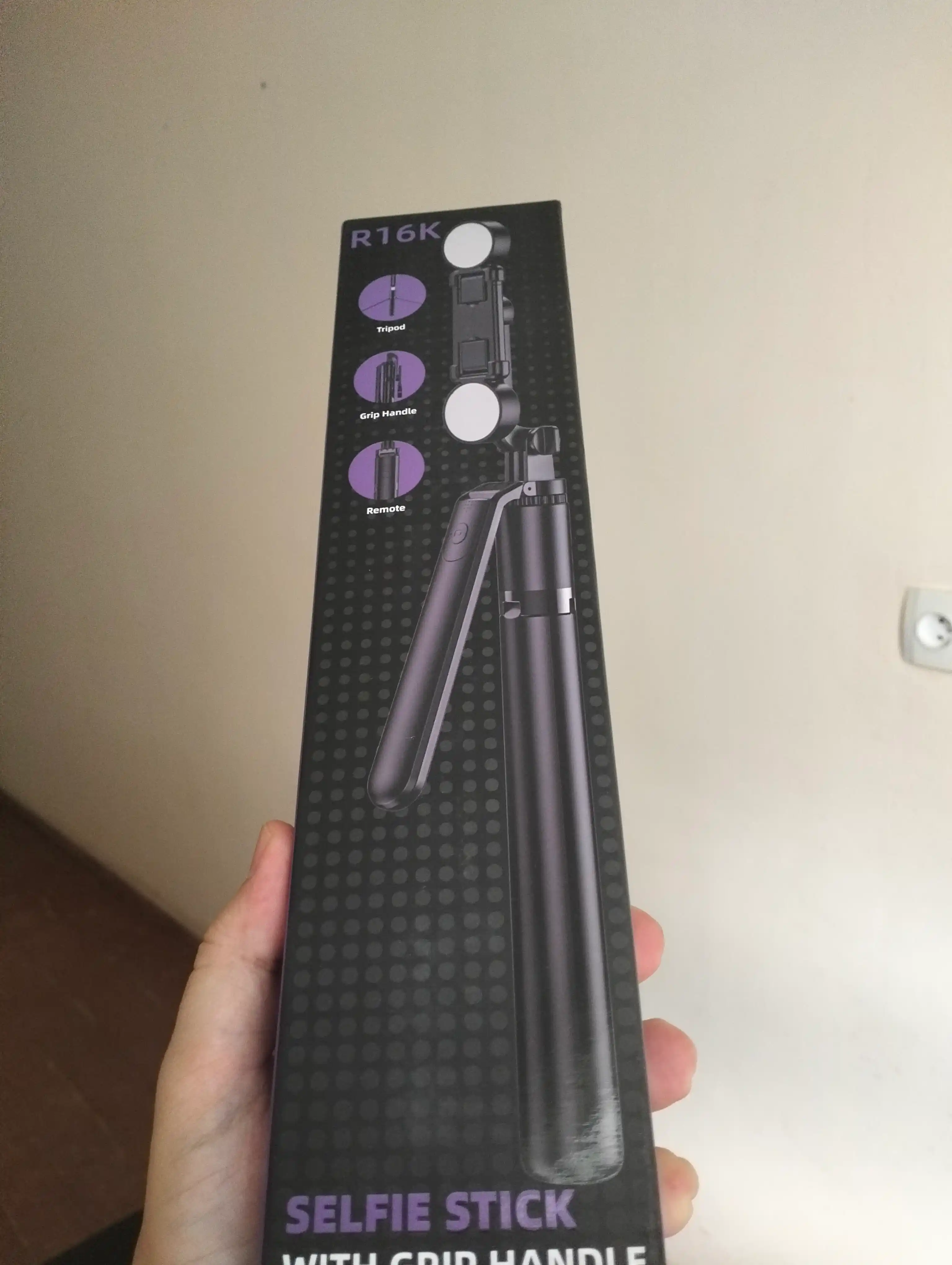 Штатив для телефона, 170 см, 4 в 1, 2 LED фонаря и Bluetooth: монопод, селфи-палка, stick