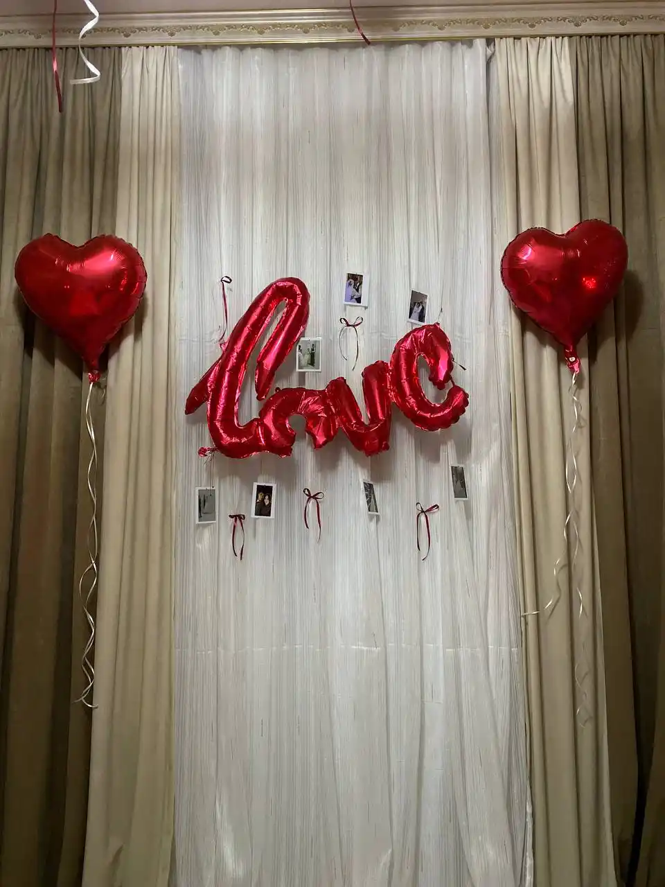 Шары I LOVE YOU и сердечко для романтической ночи, MARRY ME и на день рождения, 14 февраля