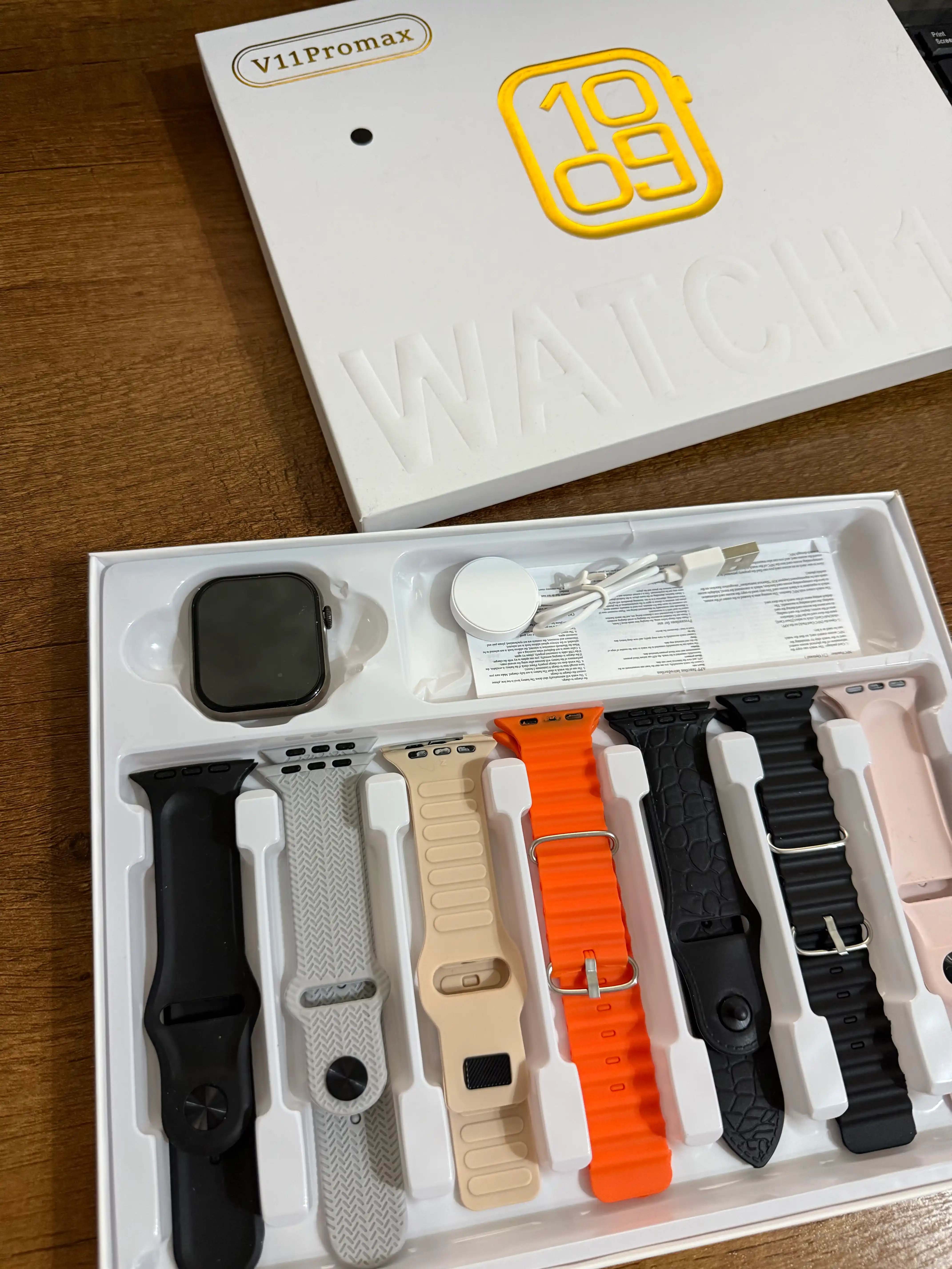 Smart watch S2000/ V11 Pro Max, Seres11 46mm, 10 ремешков, для повседневного использования