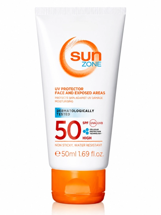 Солнцезащитный крем для лица SPF 50 Sun Zone  - 