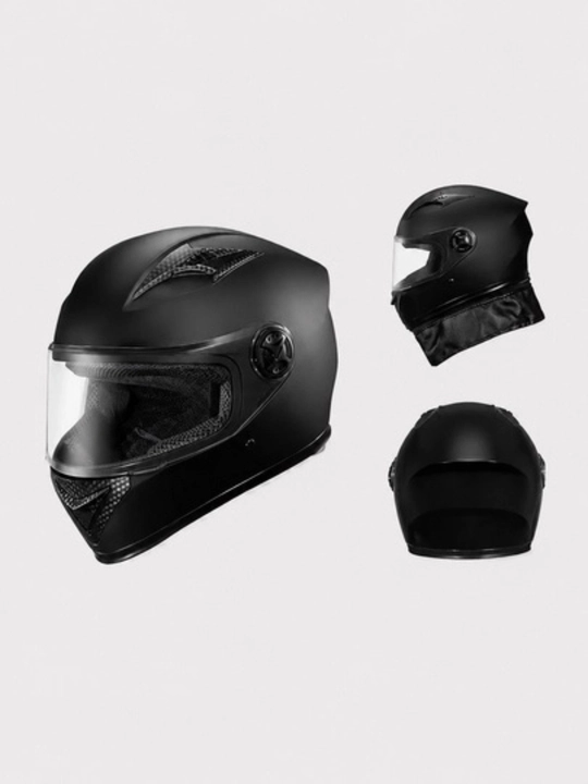 AXK to‘plami - motoshlem, qora vizor, motogolovkalar va balaklava