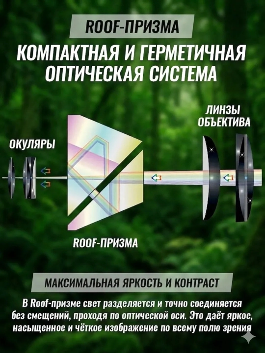 Monokulyar kuzatish trubasi ov qilish, baliq ovlash va turizm uchun durbin 10 karrali ko‘rish monokli