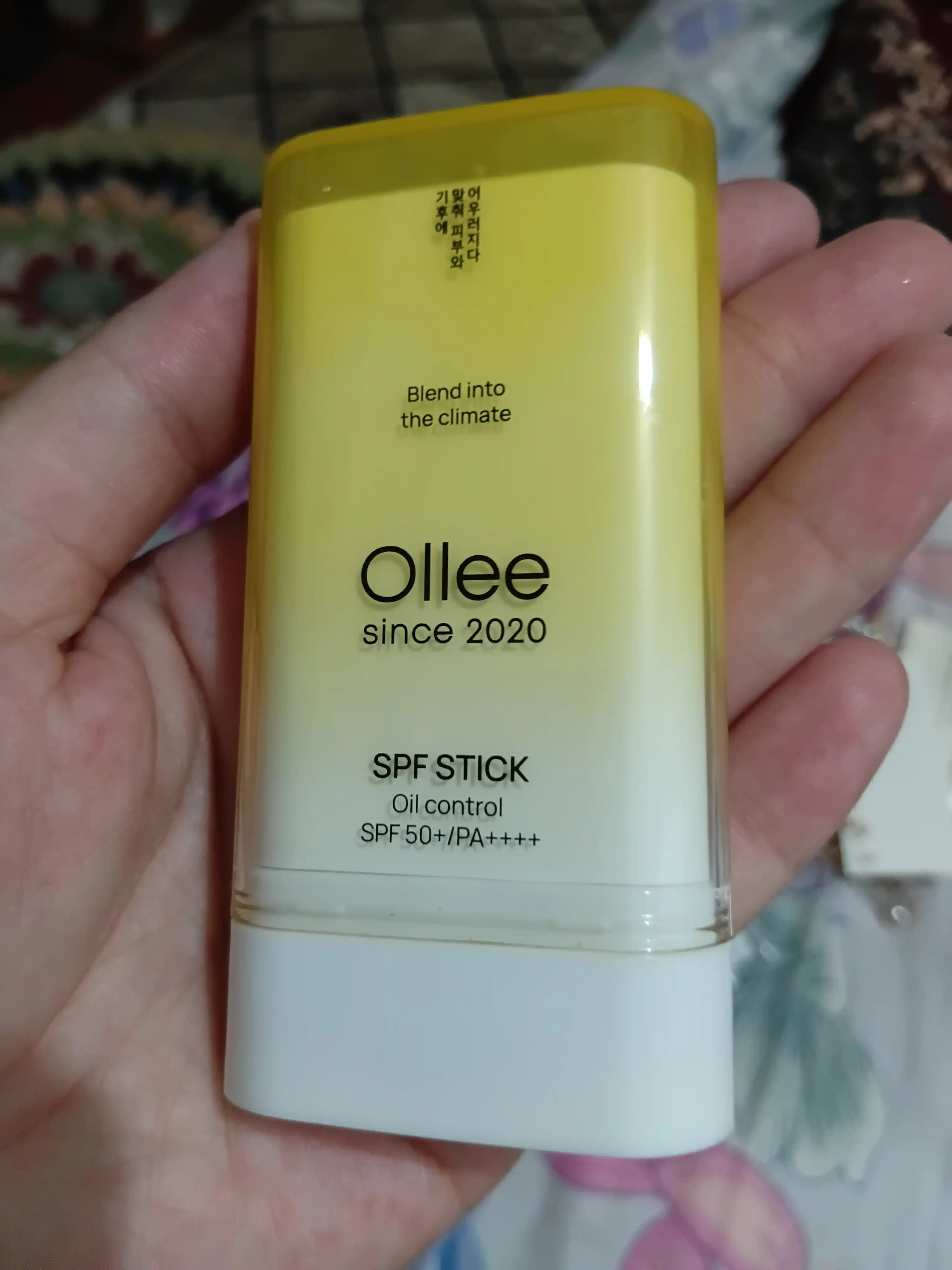 Makiyaj ustidan yangilash uchun 19 g SPF50+ matlovchi OLLEE yuz uchun quyoshdan himoyalovc
