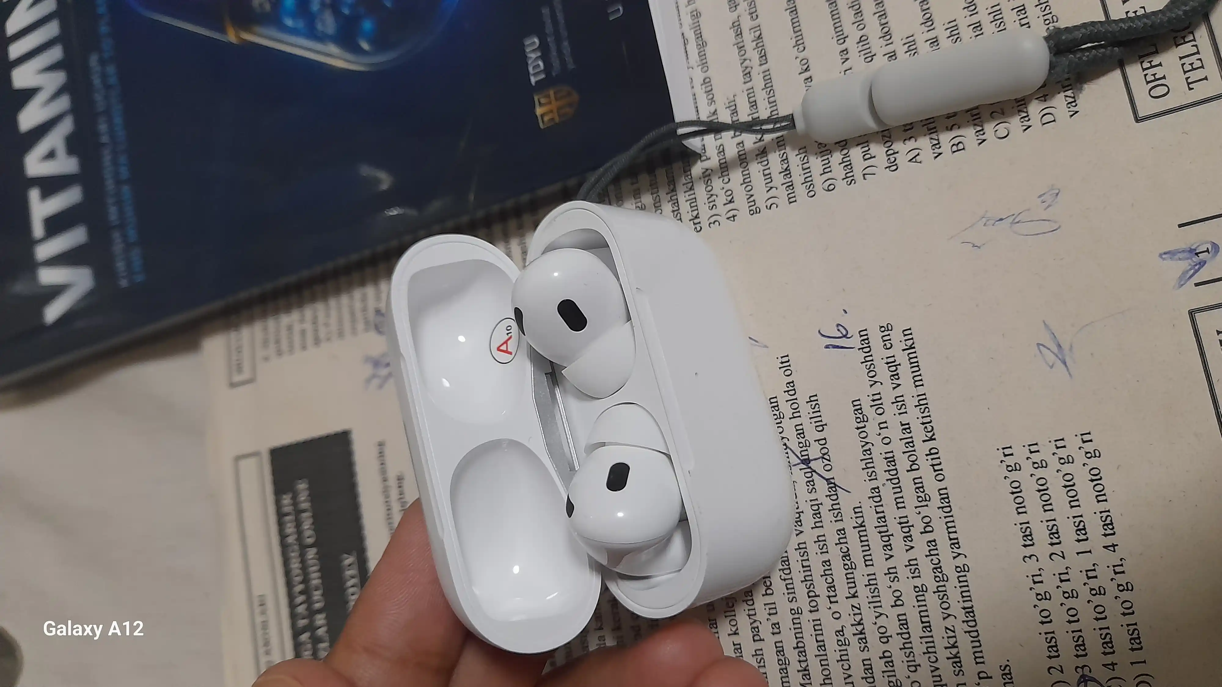 Simsiz quloqchinlar Pods Pro 2 sensorli, iPhone va Android uchun naushnik