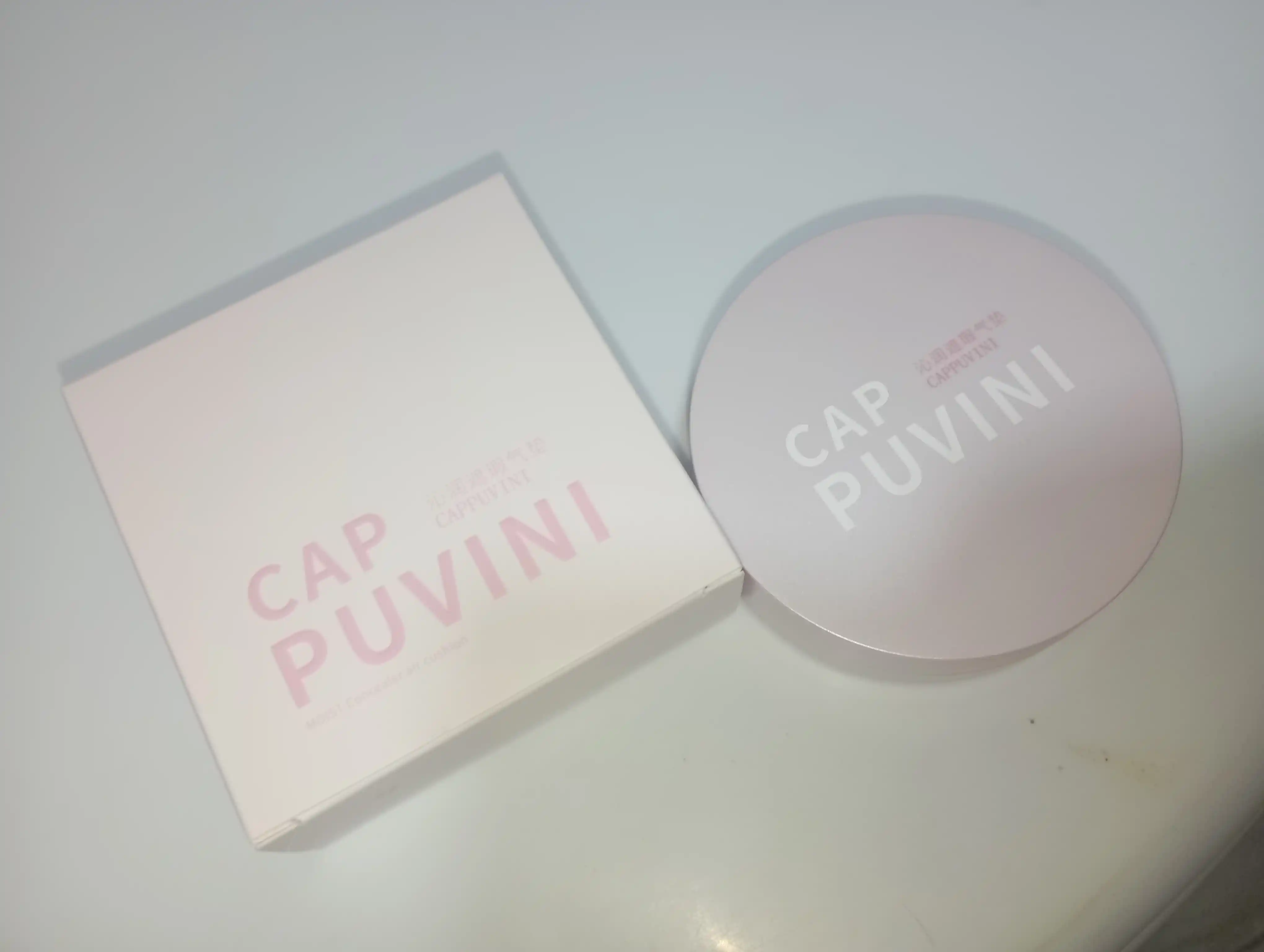 Кушон CC-крем CAPPUVINI, 3 тона, матовый эффект, маскирующий, гигиеничный