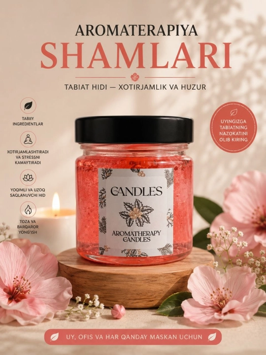 Uy uchun xushbo‘y sham - 