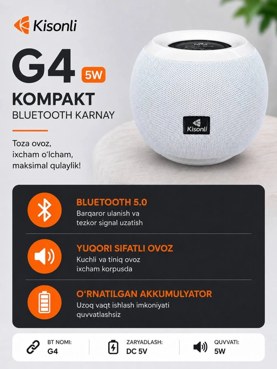 Портативная Bluetooth-колонка  LP-1S,Q2,SC-17,G4,LED-903,LED-901,LED-908,LED-907 LED900 - 