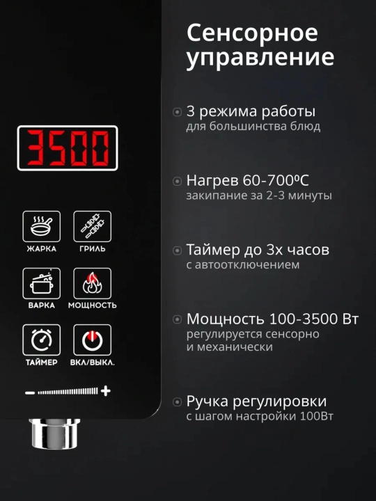 Настольные электрические варочные поверхности Starlux