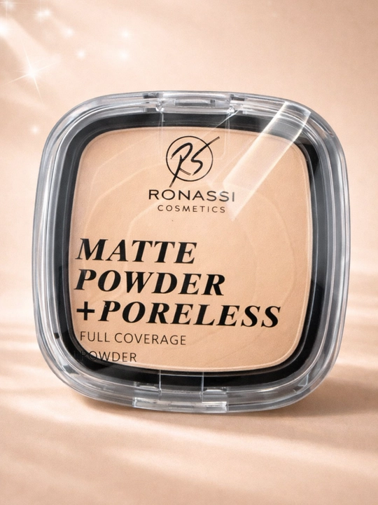 Матовая пудра Ronassi Cosmetics Poreless, для ровного тона и сужения пор - 