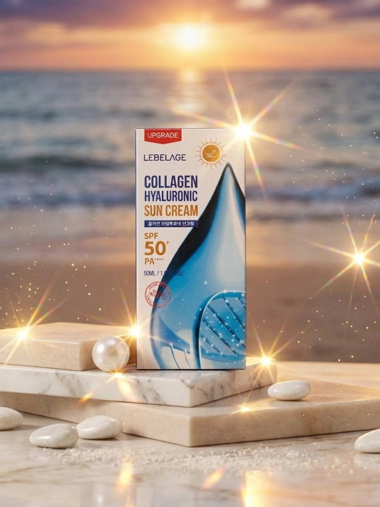 Lebelage Collagen spf50+ PA+++ kollagenli quyoshdan himoyalovchi krem, 50 ml