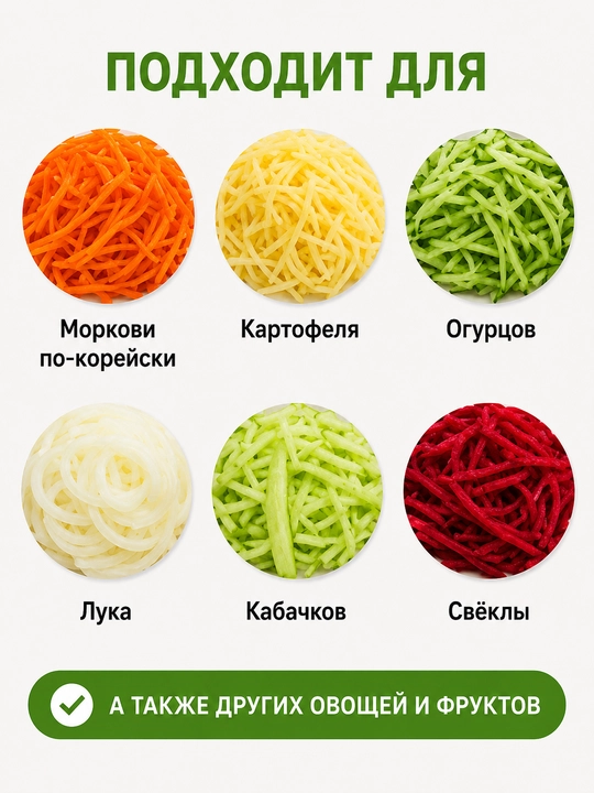 5 tasi 1 da sabzavot to‘g‘ragich, nasadkali mandolina va sabzavot qirg‘ichi