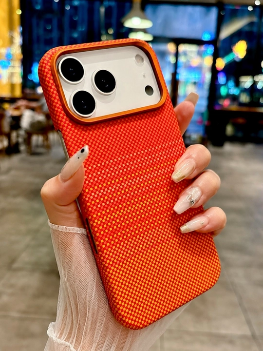 Карбоновый чехол для iPhone, MagSafe iPhone 15, 16 Pro, 16 Pro Max, 17 Pro, 17 Pro Max 17 Air - 
