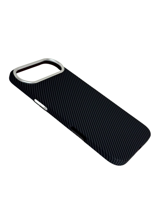 Карбоновый чехол для iPhone, MagSafe iPhone 15, 16 Pro, 16 Pro Max, 17 Pro, 17 Pro Max 17 Air