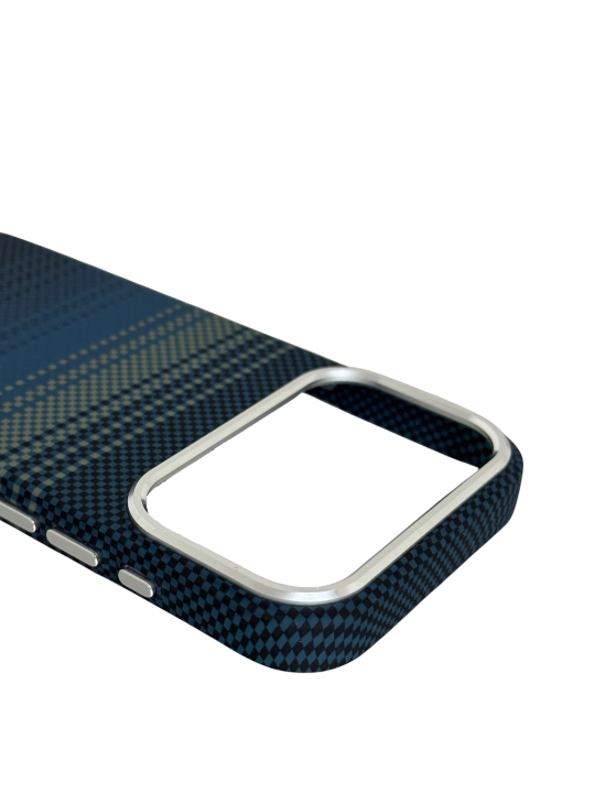 IPhone uchun karbon chexol, MagSafe iPhone 15, 16 Pro, 16 Pro Max, 17 Pro, 17 Pro Max 17 Air
