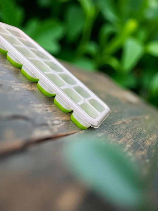Silikon va plastikdan forma qopqoqli muz va desert uchun, 36ta kubikli